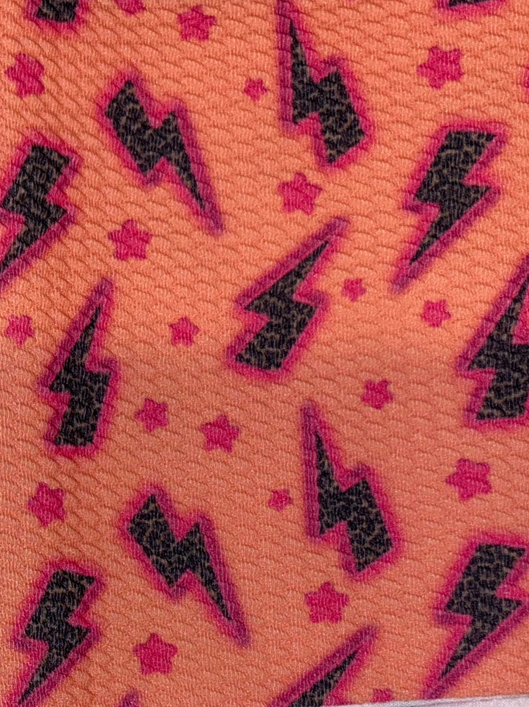 Orange Lightning Bolt
