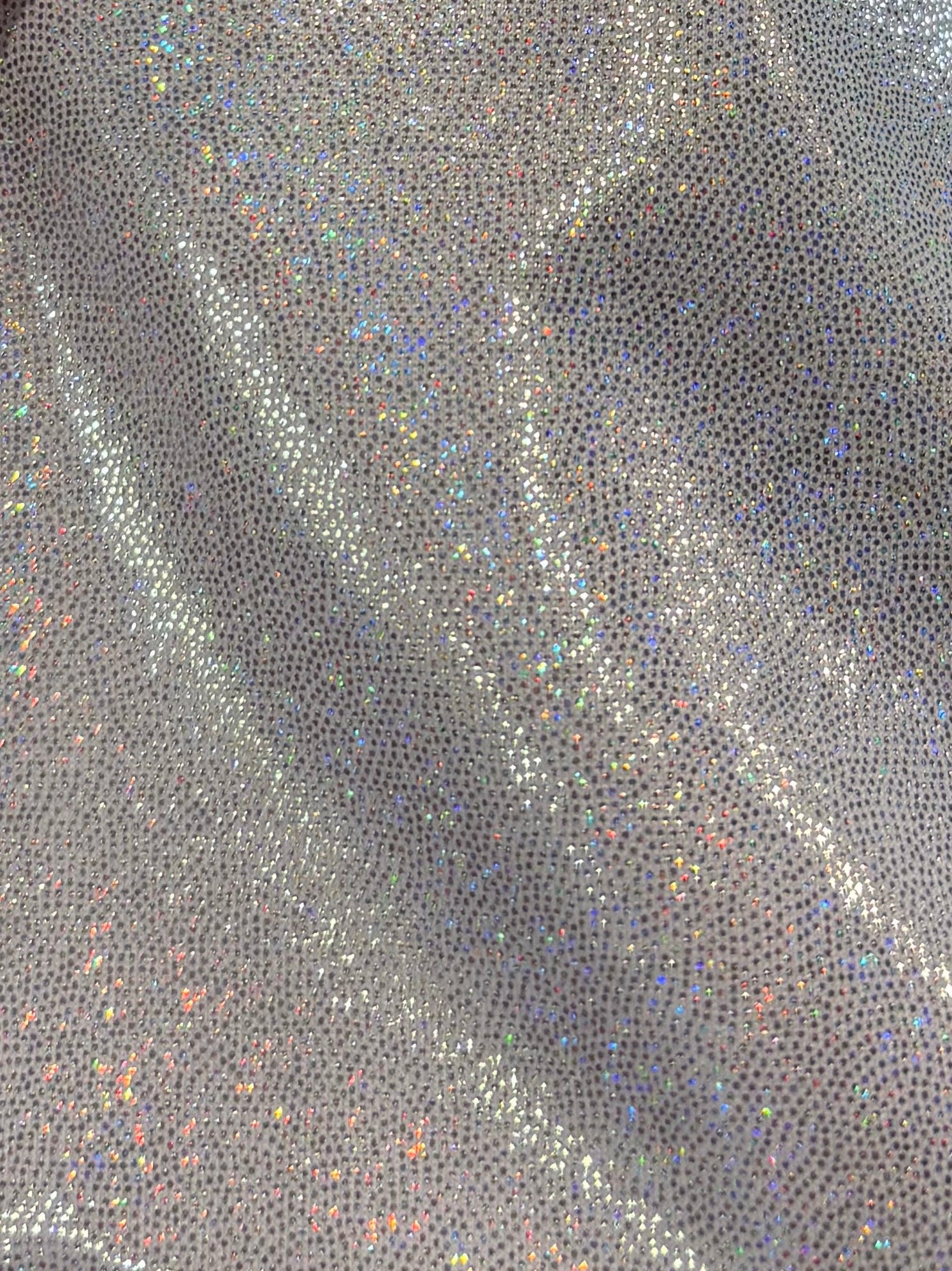 White Glitter Holo