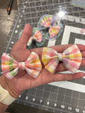 Simple Easter Gingham Piggies