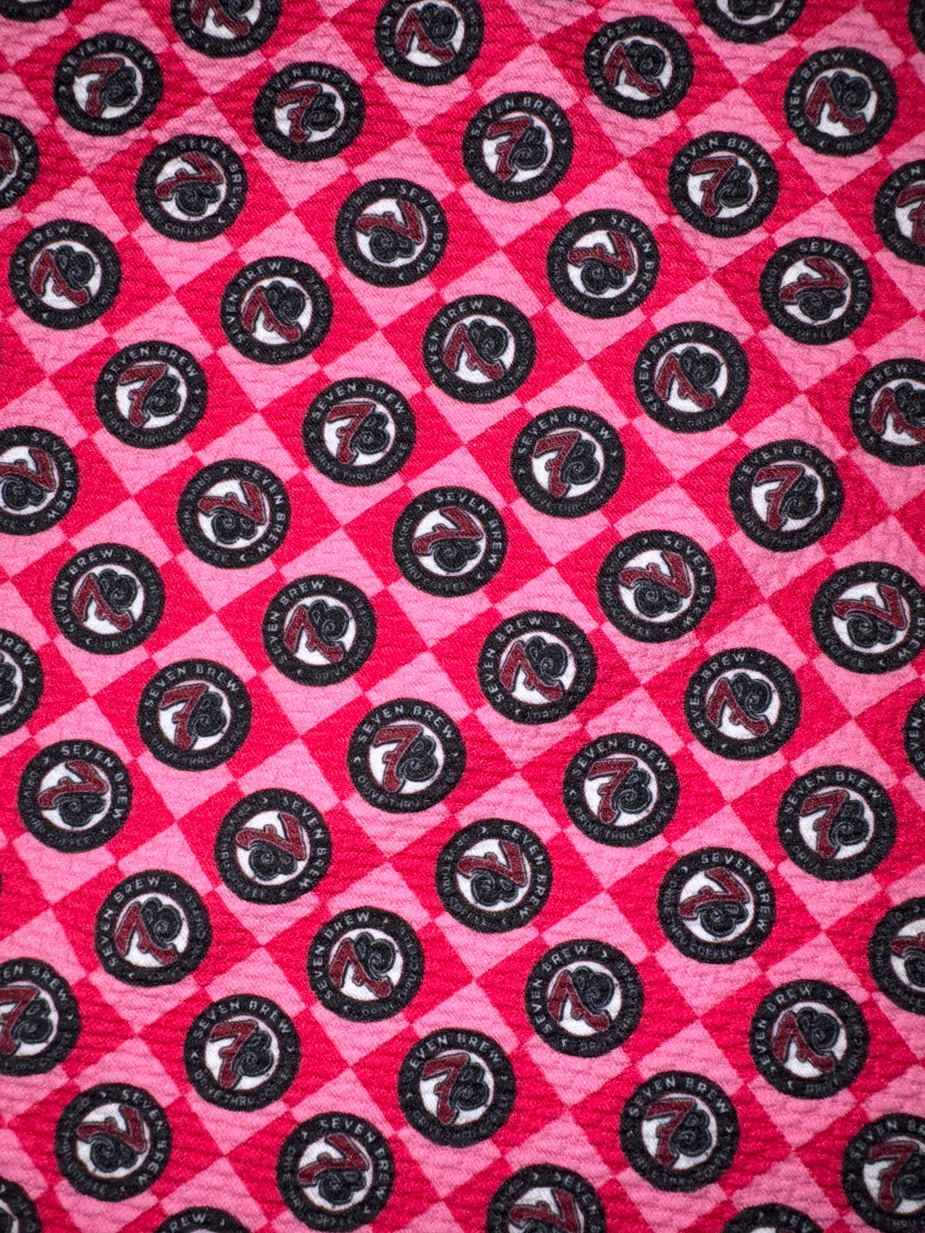 7B Coffee (Pink Checkered Logo)
